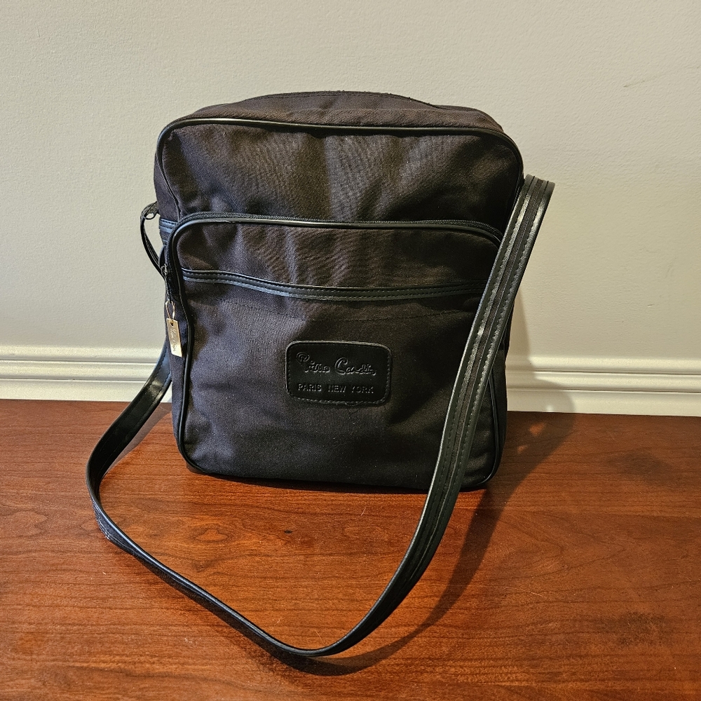 Vintage 80s Pierre Cardin Messenger Travel Bag